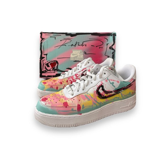 Nike Other - Custom Nike AIR FORCE 1 Street Style unisex sz 8,5( men’s) , sz 9,5 ( women)